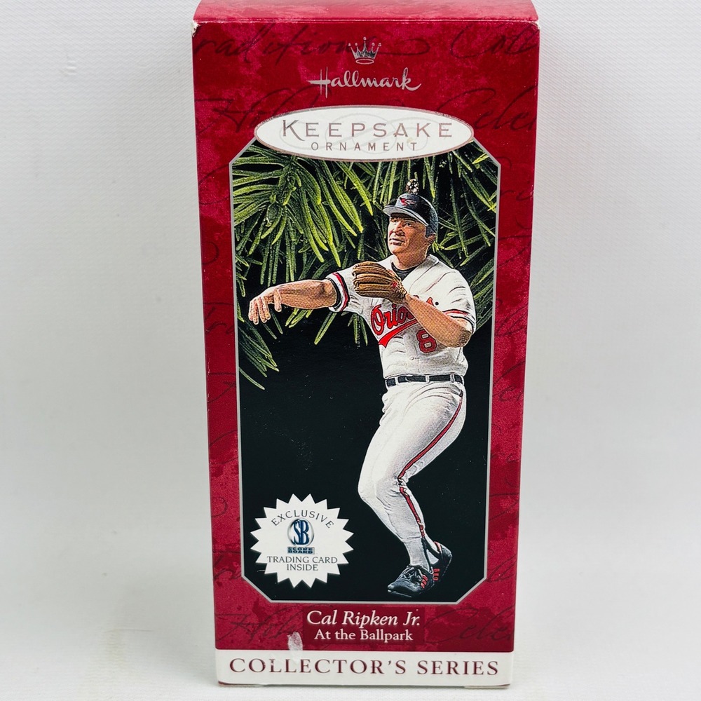 Hallmark Cal Ripken Jr At the Ballpark Ornament 1998 Baltimore Orioles MLB